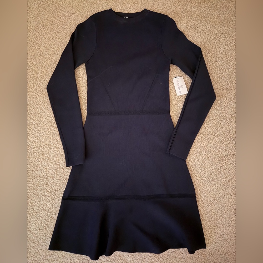 NWT! Windsor Navy Long Sleeve Dress